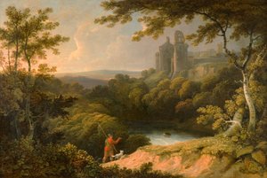 Rosslynin linnan rauniot, Midlothian, 1810
